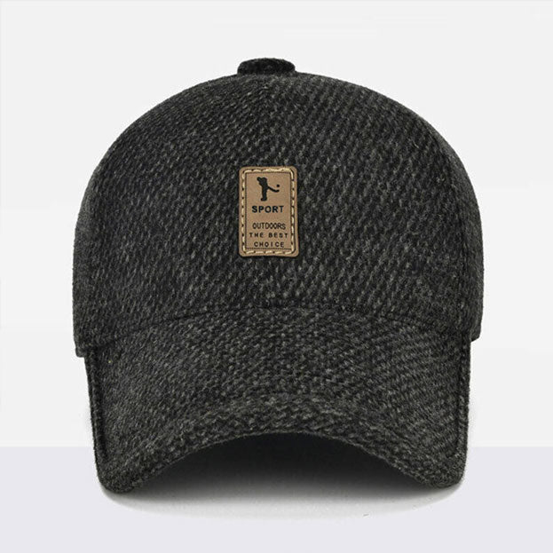 Bonnet D’Hiver Chaud Avec Cache-Oreilles Ajustable – Résistant Au Vent Et Confortable Cap Electro Paris Gris foncé