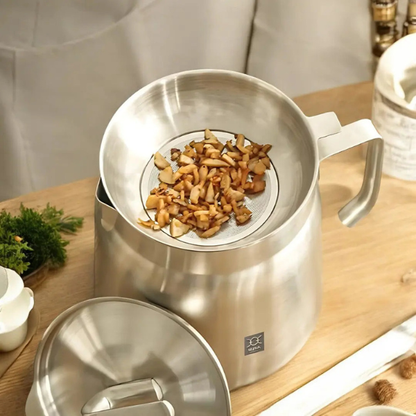 Casserole et Filtre à Friture – Huile Saine et Cristalline Electro Paris