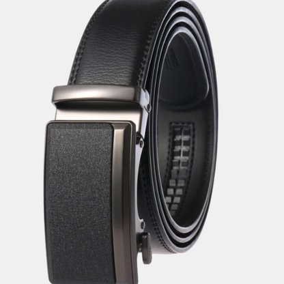 Ceinture Élégante pour Homme à Boucle Automatique Belts Electro Paris Noir A 110 cm