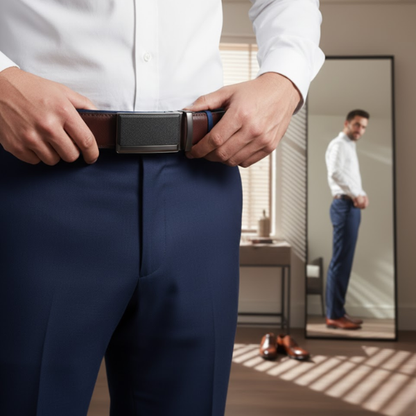 Ceinture Élégante pour Homme à Boucle Automatique Belts Electro Paris