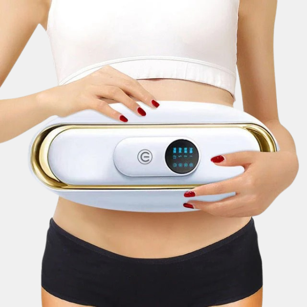 Ceinture de Massage Amincissante pour la Taille Electro Paris Blanc