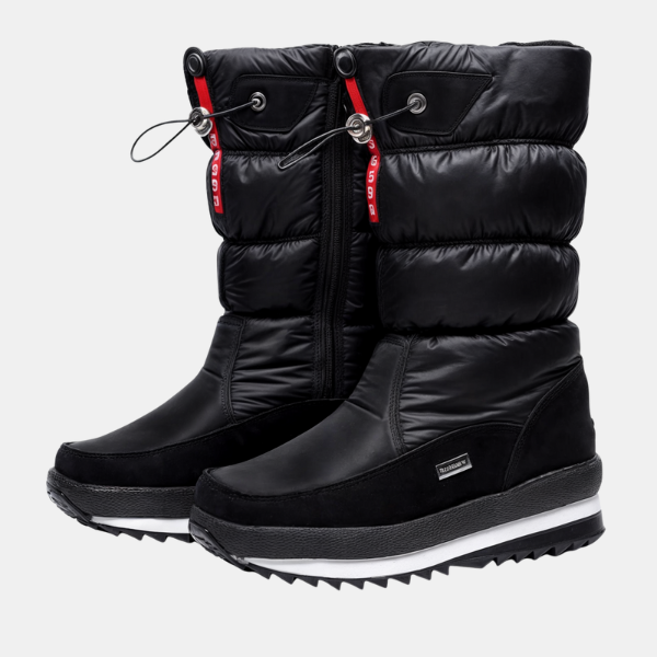 Chaleur Douillette – Bottes Hiver Ultra Confort pour Femmes Electro Paris Noir 35