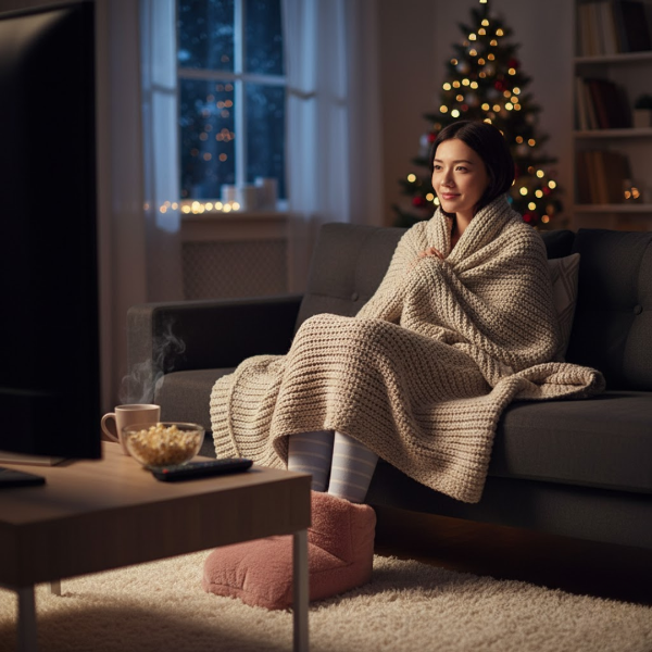 Chaleur douce Chauffe-Pieds Sans Fil à Chaleur Réglable sur 3 Niveaux Haus & Garten > Haushaltswaren > Haushaltsgeräte > Heizdecken & Heizkissen Electro Paris