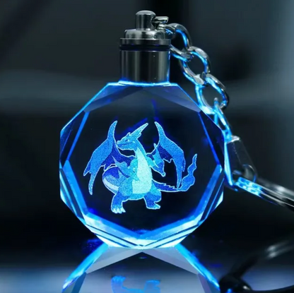 Porte-Clés Cristal 3D Personnalisé – Cadeau au Design de Personnage Unique Home & Decoration Electro Paris Charizard