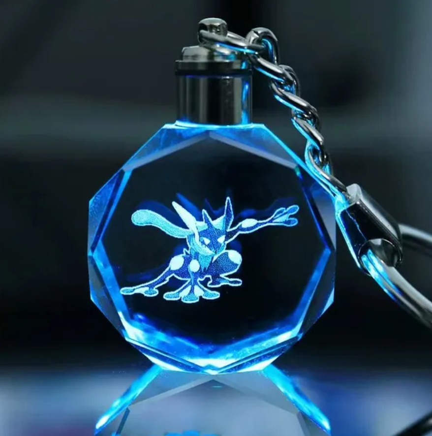 Porte-Clés Cristal 3D Personnalisé – Cadeau au Design de Personnage Unique Home & Decoration Electro Paris Greninja
