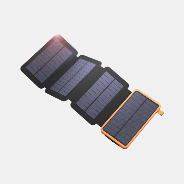 Chargeur Solaire Portable 25000mAh – Batterie Externe pour Aventures Extérieures Chargeurs de batterie portables Electro Paris Orange Noir 25000mAh