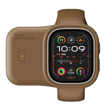 Chargeur Portable Sans Fil pour Montre intelligente – Recharge Rapide et Compact Accessoires de technologie portable Electro Paris Marron 44 mm