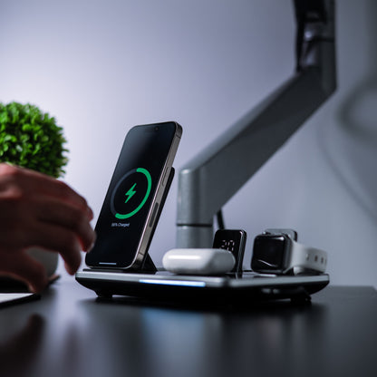 Chargeur Sans Fil 4 en 1 Induction pour iPhone, Apple Watch et AirPods Chargeurs et adaptateurs secteur Electro Paris