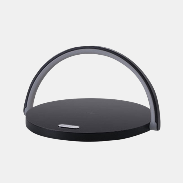 Chargeur Sans Fil avec Lampe de Bureau LED Réglable pour Bureaux et Tables de Chevet Éclairage Electro Paris Noir