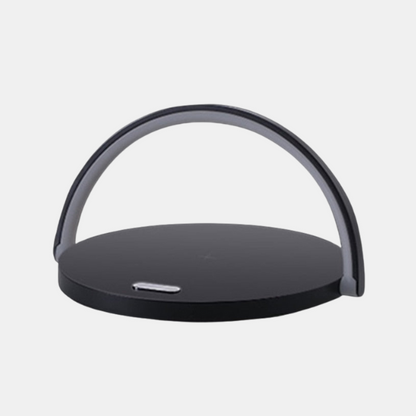 Chargeur Sans Fil avec Lampe de Bureau LED Réglable pour Bureaux et Tables de Chevet Éclairage Electro Paris Noir