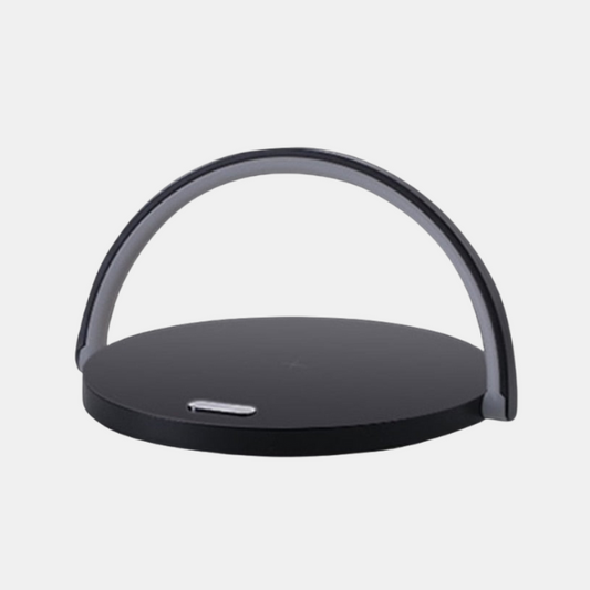 Chargeur Sans Fil avec Lampe de Bureau LED Réglable pour Bureaux et Tables de Chevet Éclairage Electro Paris Noir