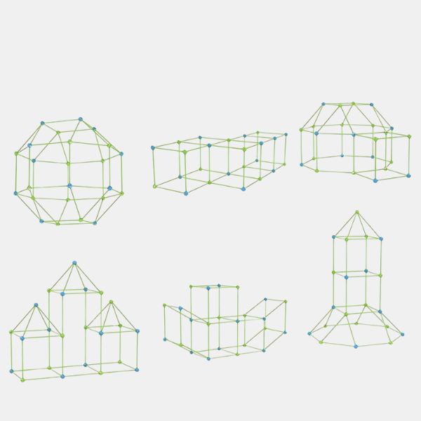 Château Magique – Jeu et Aventure Fantastique Home and decoration Electro Paris 51PCS tubes + 36 balles