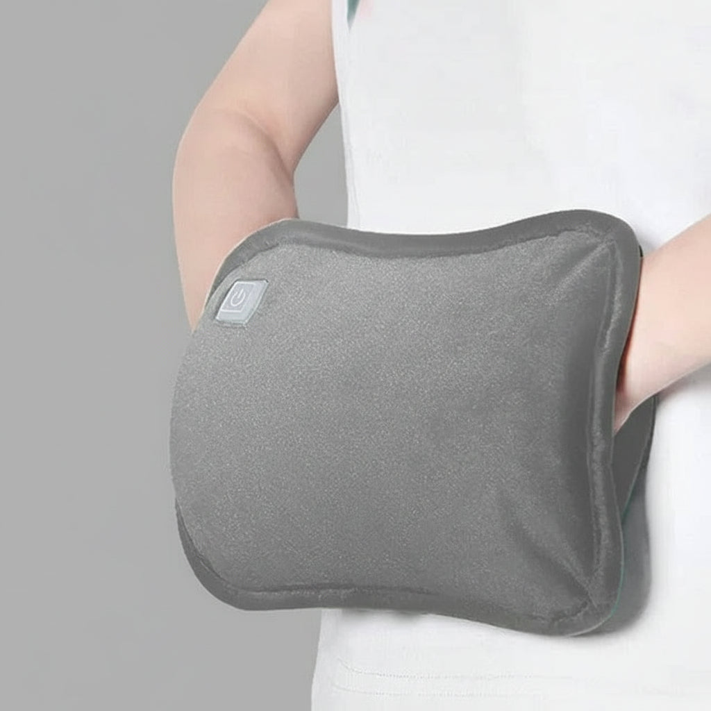 Chauffe-Mains Électrique 2-en-1 Avec Réglages De Température Pour Une Chaleur Rapide Et Confortable En Hiver Heat pad Electro Paris Gris