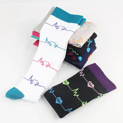 Chaussettes Compression Fun – Pack de 4 Paires Electro Paris