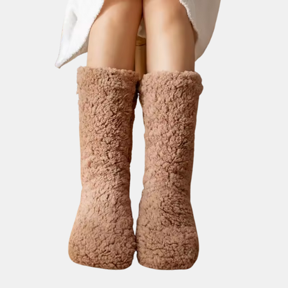 Chaussettes Thermiques en Peluche – Douceur et Chaleur pour l’Hiver Kleding & accessoires > Kleding > Sokken > Huissokken Electro Paris Marron