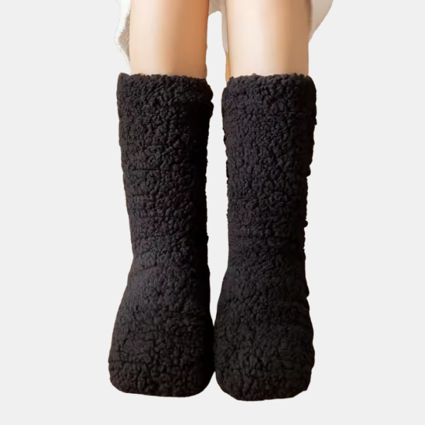 Chaussettes Thermiques en Peluche – Douceur et Chaleur pour l’Hiver Kleding & accessoires > Kleding > Sokken > Huissokken Electro Paris Noir