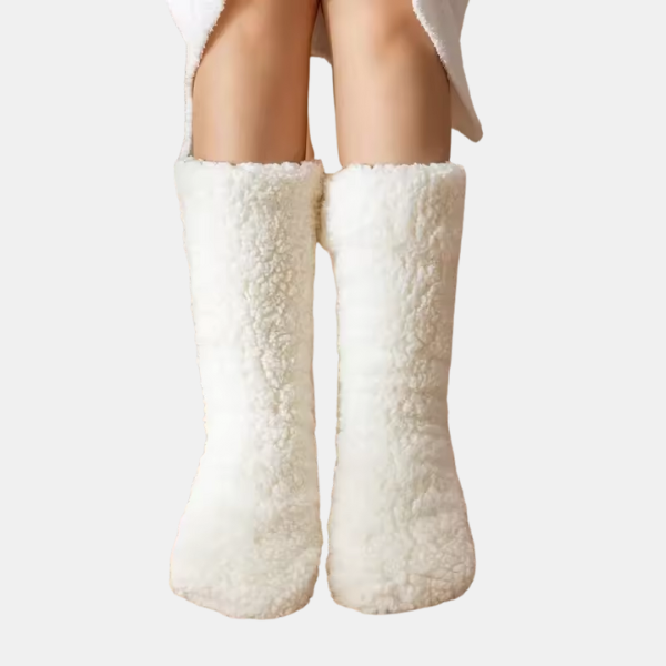 Chaussettes Thermiques en Peluche – Douceur et Chaleur pour l’Hiver Kleding & accessoires > Kleding > Sokken > Huissokken Electro Paris Blanc