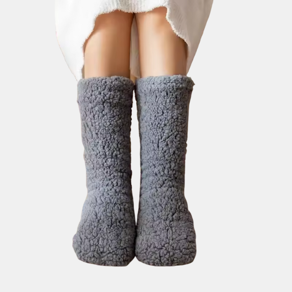 Chaussettes Thermiques en Peluche – Douceur et Chaleur pour l’Hiver Kleding & accessoires > Kleding > Sokken > Huissokken Electro Paris Gris