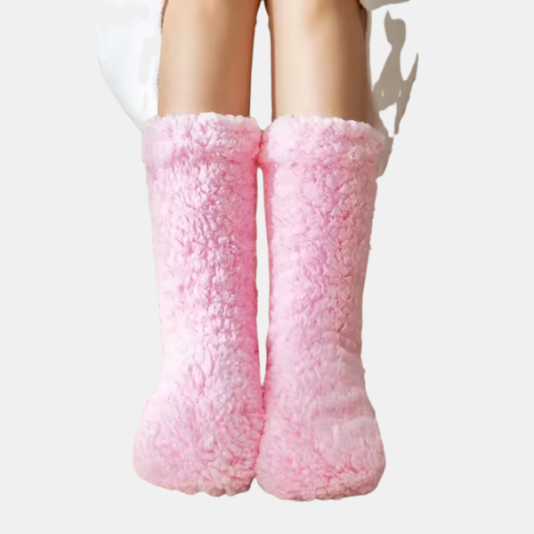 Chaussettes Thermiques en Peluche – Douceur et Chaleur pour l’Hiver Kleding & accessoires > Kleding > Sokken > Huissokken Electro Paris Rose