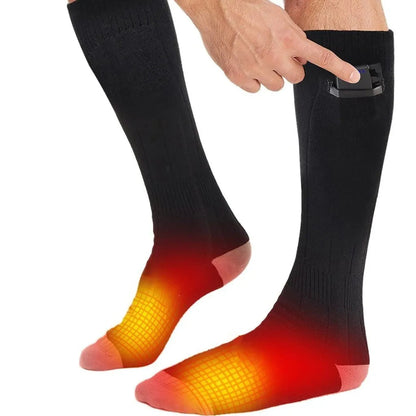 Chaussettes Chauffantes Unisexes pour l'Hiver – Chauffe-Pieds Rechargeables pour le Ski Chaussettes chauffantes Electro Paris