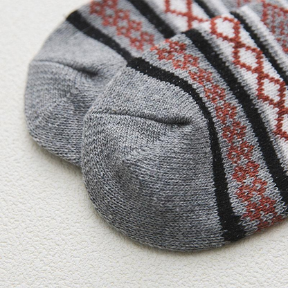 Chaussettes Nordiques Chaudes à Motifs Traditionnels