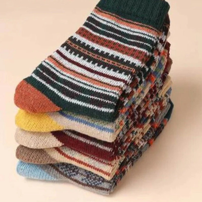 Chaussettes Thermiques Scandinaves en Laine Mélangée