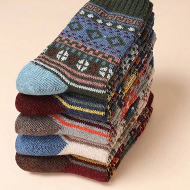 Chaussettes d'Hiver Unisexe Confortables et Respirantes – Idéales pour le Froid Chaussettes Electro Paris Ensemble B 38-45
