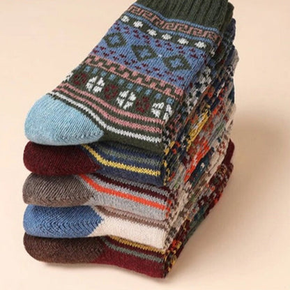 Chaussettes d'Hiver Unisexe Confortables et Respirantes – Idéales pour le Froid Chaussettes Electro Paris Ensemble B 38-45