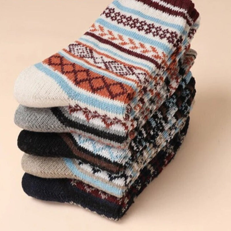 Chaussettes d'Hiver Unisexe Confortables et Respirantes – Idéales pour le Froid Chaussettes Electro Paris Ensemble C 38-45