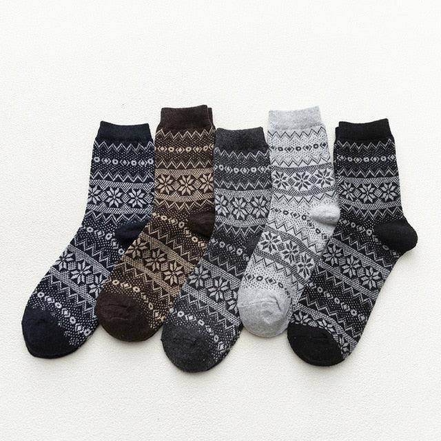 Chaussettes d'Hiver Chaudes pour Homme et Femme – Chaussettes Confortables en Laine Mélangée Chaussettes Electro Paris Bergen (5 paires) 35 - 38