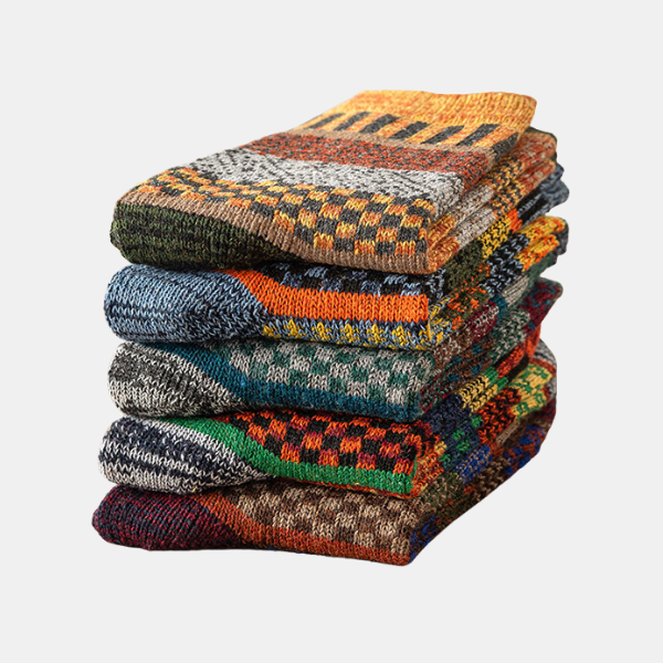 Chaussettes d'Hiver Unisexe Confortables et Respirantes – Idéales pour le Froid Chaussettes Electro Paris Ensemble D 38-45