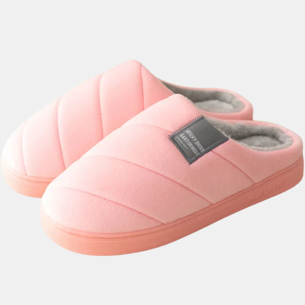 Chaussons Intérieurs Unisexes – Chaleur Ajustable et Confort Douillet Slippers Electro Paris Rose 36
