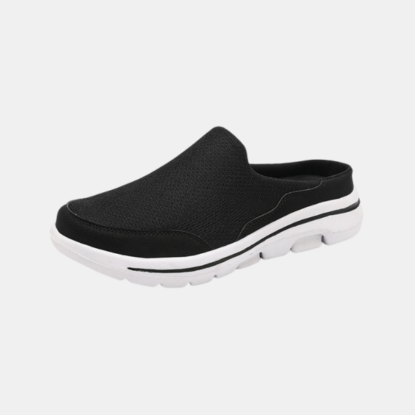 Chaussons Sabots à Mémoire de Forme pour Hommes – Pantoufles Respirantes avec Semelle Antidérapante Chaussons pour hommes Electro Paris Noir 36