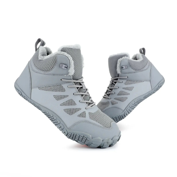 Chaussures Barefoot Hiver – Chaudes et Imperméables Electro Paris Gris 36