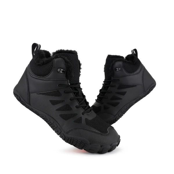 Chaussures Barefoot Hiver – Chaudes et Imperméables Electro Paris Noir 36