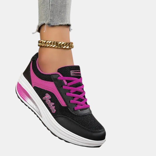 Chaussures Femme Soutien Confort – Bien-Être au Quotidien Electro Paris Noir et Rose 35