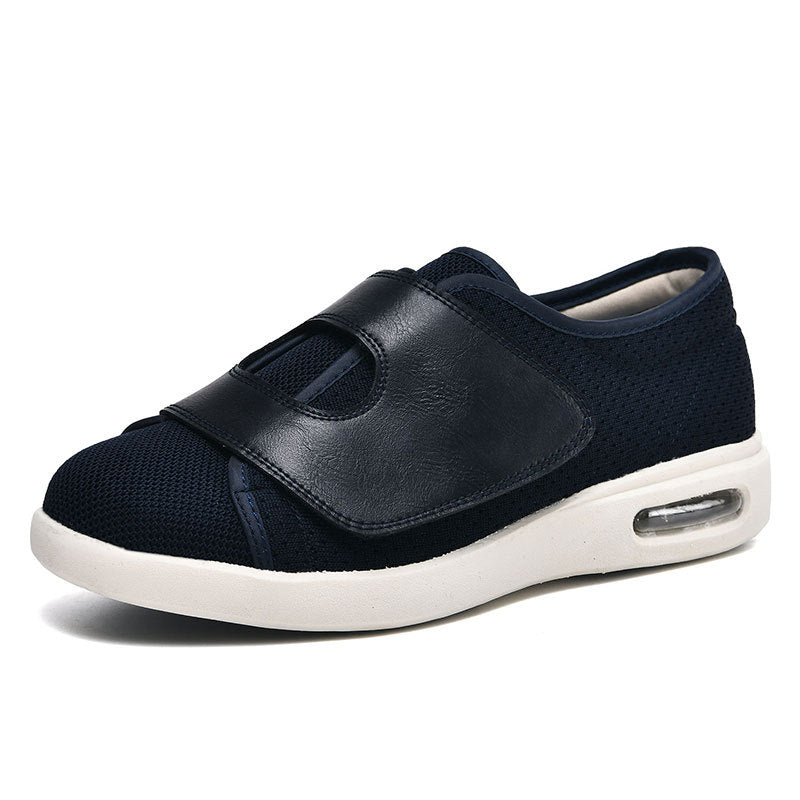 Chaussures Orthopédiques Confortables pour Pieds Enflés – Ajustement Large et Respirant Chaussures Electro Paris Bleu 37