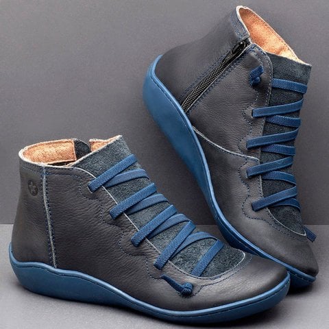 Chaussures Confort en Cuir Arvane pour Homme – Soutien Anatomique et Élégance Quotidienne Chaussures orthopédiques Electro Paris Bleu 35