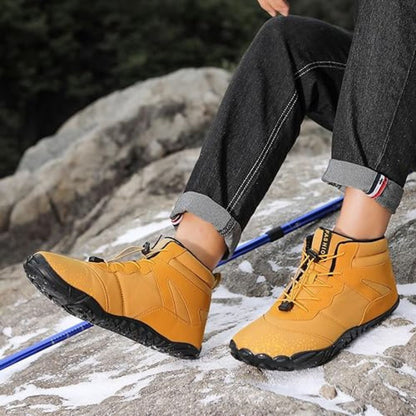 Chaussures Barefoot Imperméables pour la Randonnée – Chaussures de Trekking Minimalistes pour Homme et Femme Chaussures de randonnée Electro Paris Jaune 36