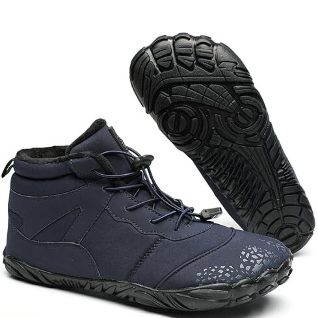 Chaussures Barefoot Imperméables pour la Randonnée – Chaussures de Trekking Minimalistes pour Homme et Femme Chaussures de randonnée Electro Paris Bleu marine 35