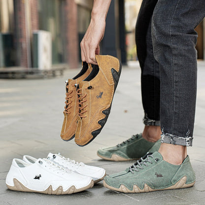 Chaussures Barefoot en Cuir pour la Marche – Chaussures Minimalistes Unisexes à Boîte à Orteils Large Chaussures Electro Paris