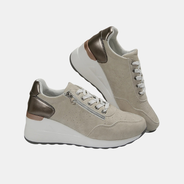 Chaussures de Marche Orthopédiques pour Femmes – Baskets Respirantes à Enfiler pour un Confort Quotidien Chaussures de randonnée pour femmes Electro Paris Kaki 35