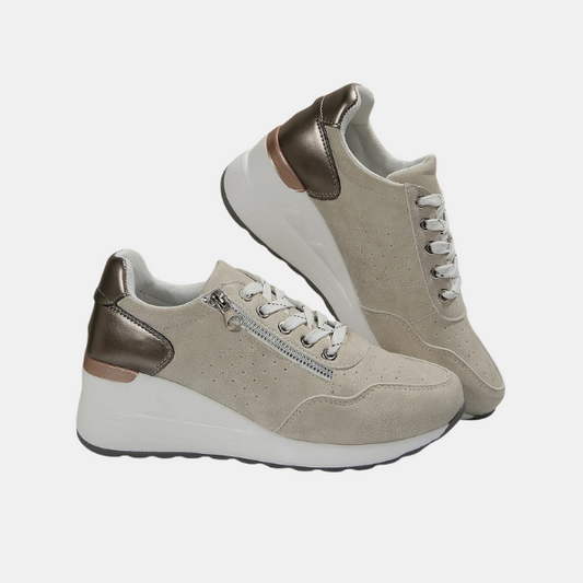 Chaussures de Marche Orthopédiques pour Femmes – Baskets Respirantes à Enfiler pour un Confort Quotidien Chaussures de randonnée pour femmes Electro Paris Kaki 35