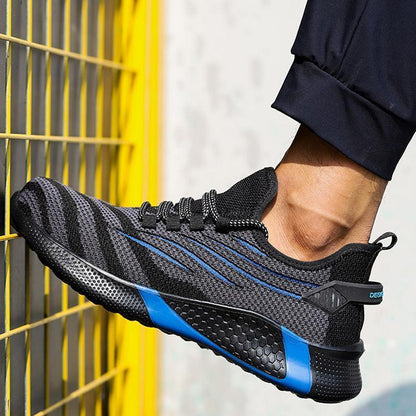 Chaussures de Sécurité Femme Antidérapantes avec Embout en Acier et Semelle EVA Chaussures de sécurité Electro Paris Bleu 36