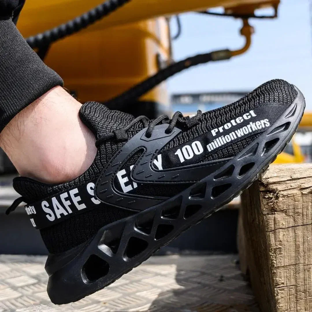Chaussures De Sport De Sécurité Pour Homme – Légères Avec Nez En Acier Et Semelle En Kevlar Chaussures de sécurité Electro Paris