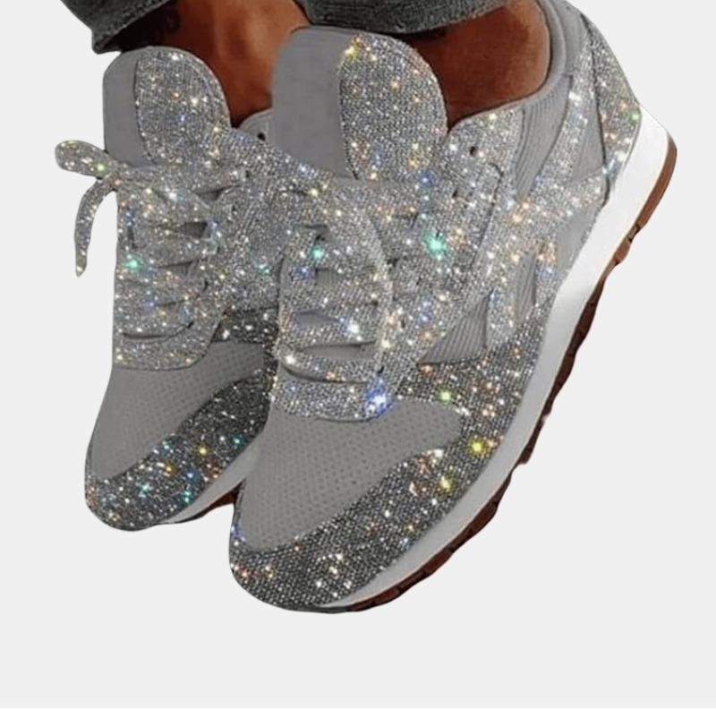 Chaussures de Sport Blanches Étincelantes pour Femmes Chaussures de sport pour femmes Electro Paris Blanc 34