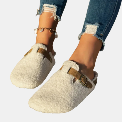 Chaussures d’Hiver en Laine de Mouton – Confort Luxueux et Chaleur Ultime Shoes Electro Paris Beige 36