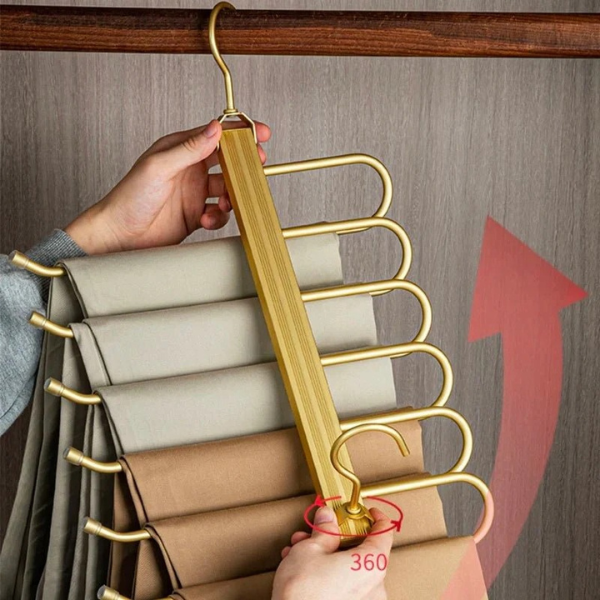 Cintre à Pantalons en Aluminium – Rangement Gain de Place Electro Paris