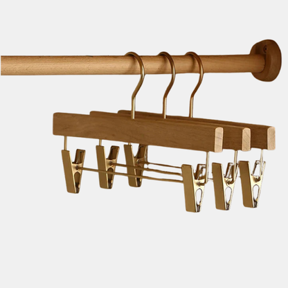 Cintres Élégants en Bois – Maintien Parfait pour Vos Vêtements storage & organizers Electro Paris Porte-pantalon plus long (2 pièces)