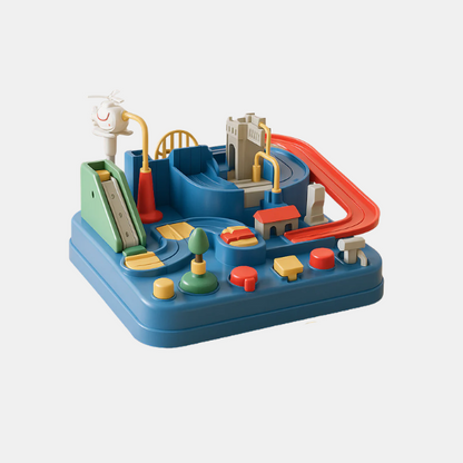 Circuit de Voiture Aventure Urbaine – Jouet Éducatif Interactif pour Tout-Petits Jouets d'apprentissage et éducatifs Electro Paris Bleu clair